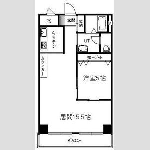 札幌市中央区南十二条西のマンションの間取り