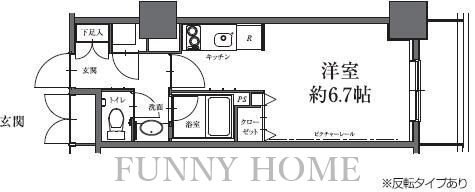 東京都世田谷区駒沢２（マンション）の賃貸物件の間取り
