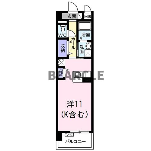 シカタシャンブレットIの間取り