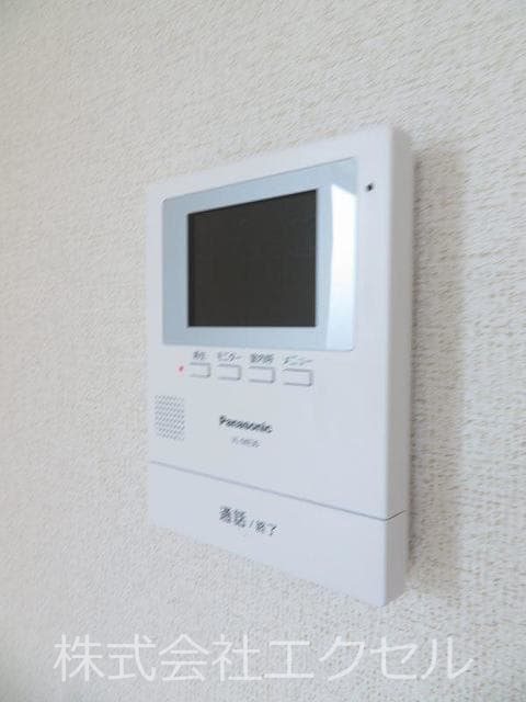セキュリティ　来訪者の姿を確認できます。