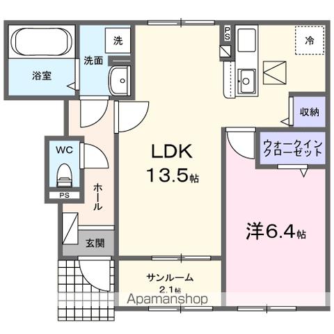 グレイスDの間取り写真