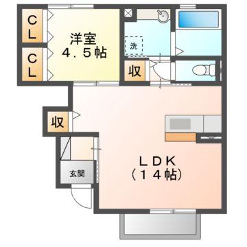 シャインピーチの間取り写真