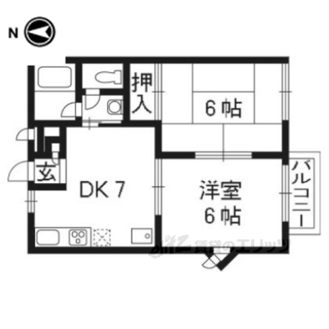 ラフォーレダイゴＣ棟の間取り