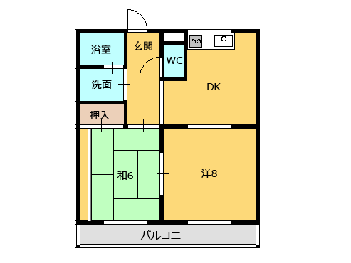 マルブンコーポの間取り