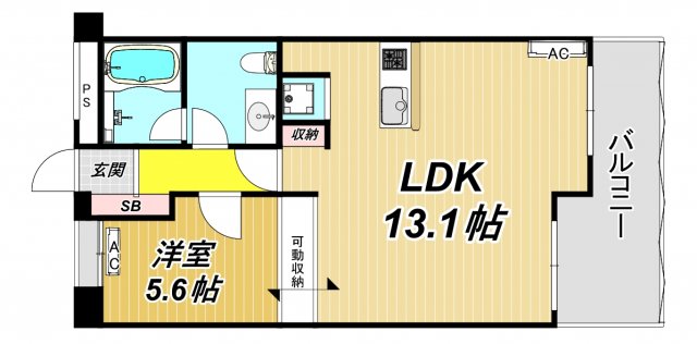 コナビレッジ9の間取り