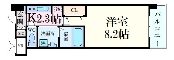 S－RESIDENCE宇品海岸の間取り