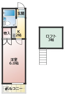 ブランシュ北安東の間取り