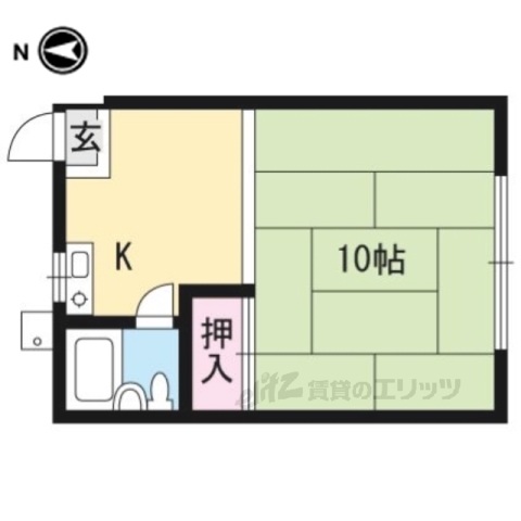 第１兵庫ハイツの間取り