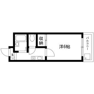 名古屋市守山区大谷町のマンションの間取り