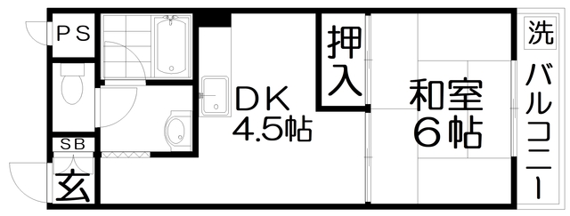 プレアール寝屋川緑町の間取り