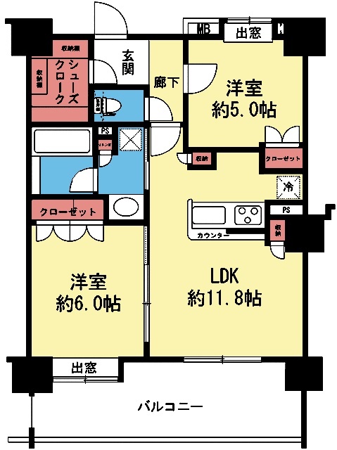 日神パレステージ戸部の間取り