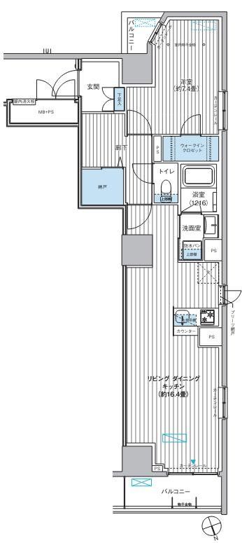 栖-すみか-浅草蔵前の間取り