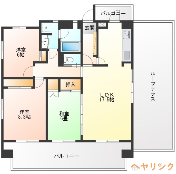 Floresta名駅の間取り