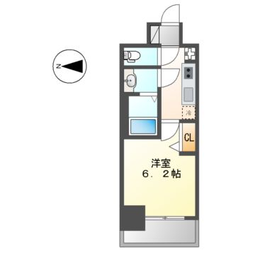 プレサンス太閤通ファシールの間取り