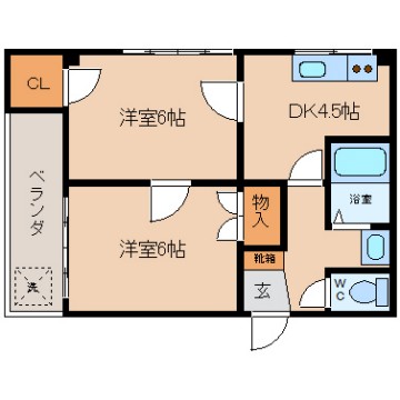 ファミリオ長柄の間取り