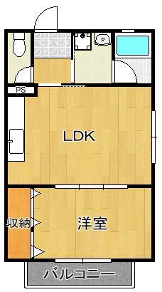 トレゾア湯川新町Ａ棟の間取り