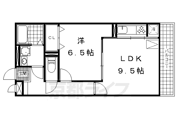 セジュール神領の間取り