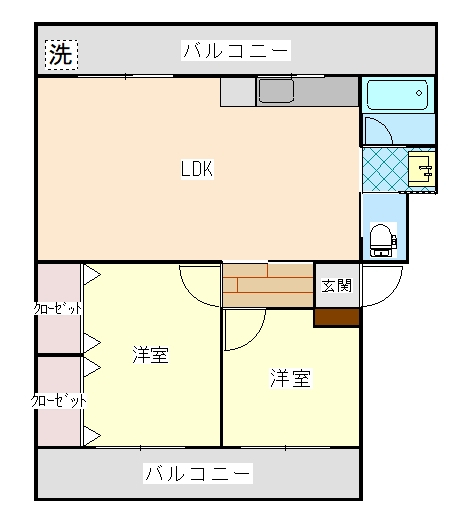 ミヤザキ第５マンションの間取り