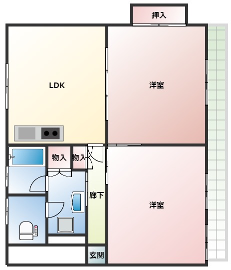 バンベール神宮の間取り