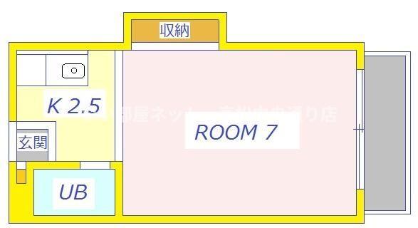 ジュネ弐番館の間取り