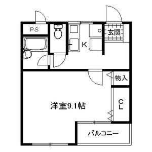 瀬戸市中水野町のマンションの間取り