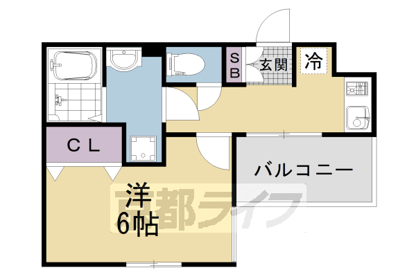 ヴィラ四条大宮の間取り