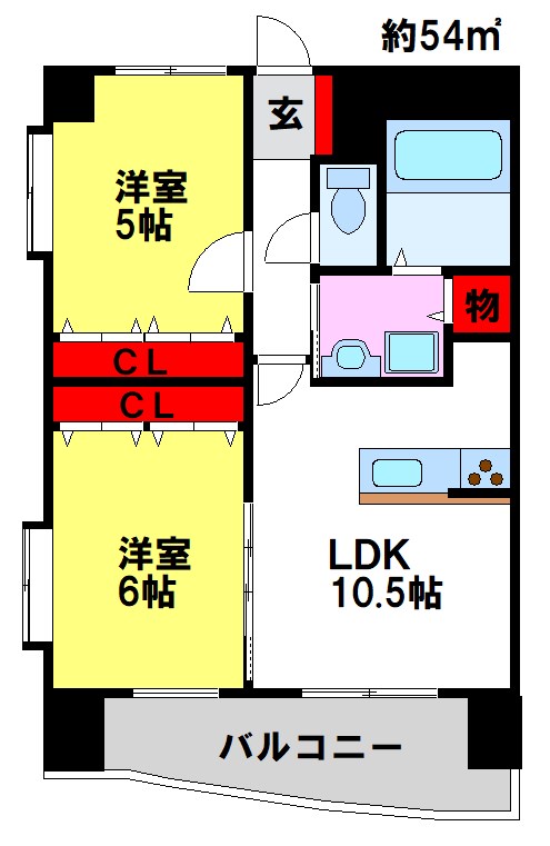 E.POPULARIIの間取り