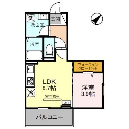 フロレゾン醍醐の間取り