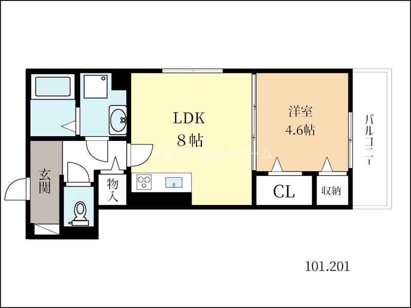 D-ROOM富野乾垣内の間取り