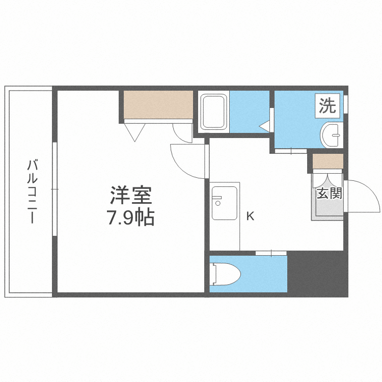 グレートフル南福岡の間取り