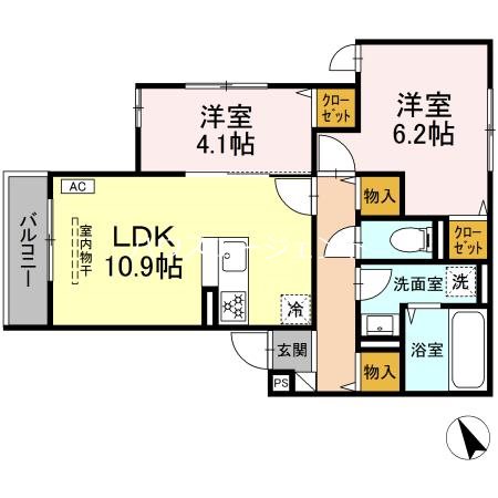 シャルマンの間取り