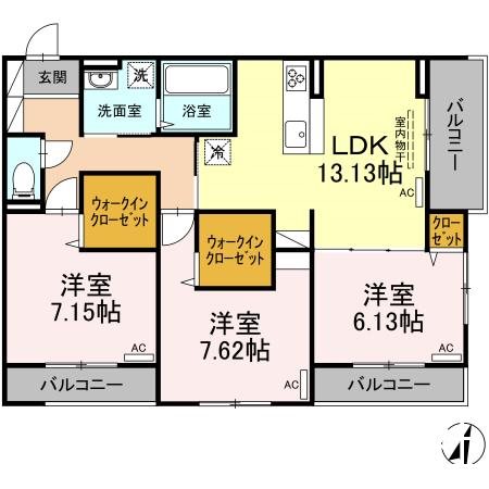 アリビオの間取り