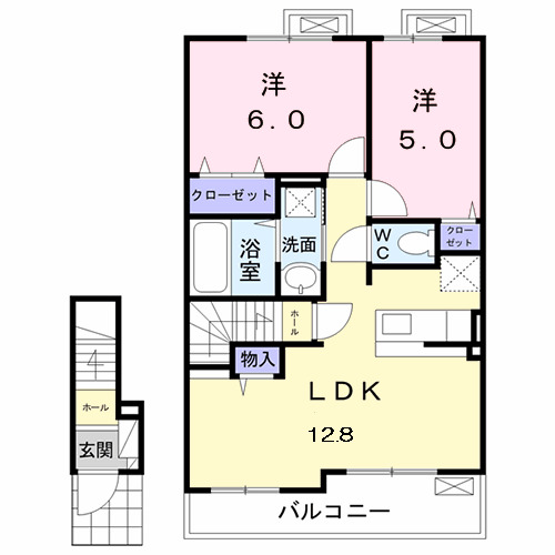 セレーネBの間取り