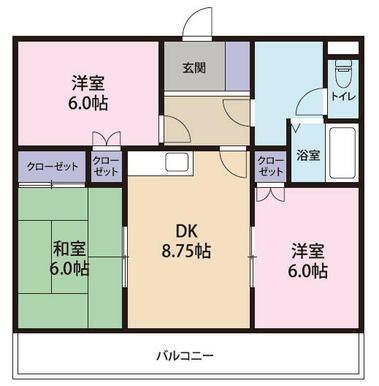 ガーデンヒルズ藍住Iの間取り