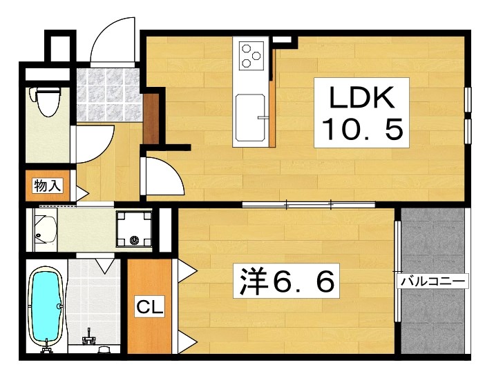 ルピナスHoshidaの間取り