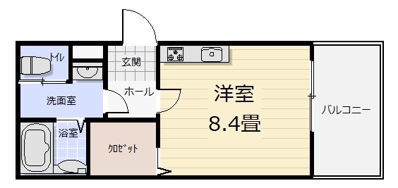 シャーメゾン　クレストの間取り