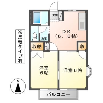 クリスタルハイツ平賀　Ａ・Ｂの間取り