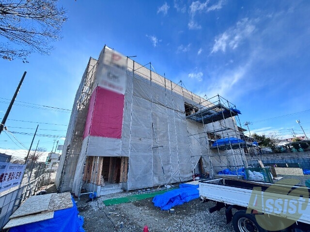 多賀城市笠神のアパートの建物外観