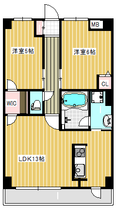 CITY　GRANDE南光台の間取り