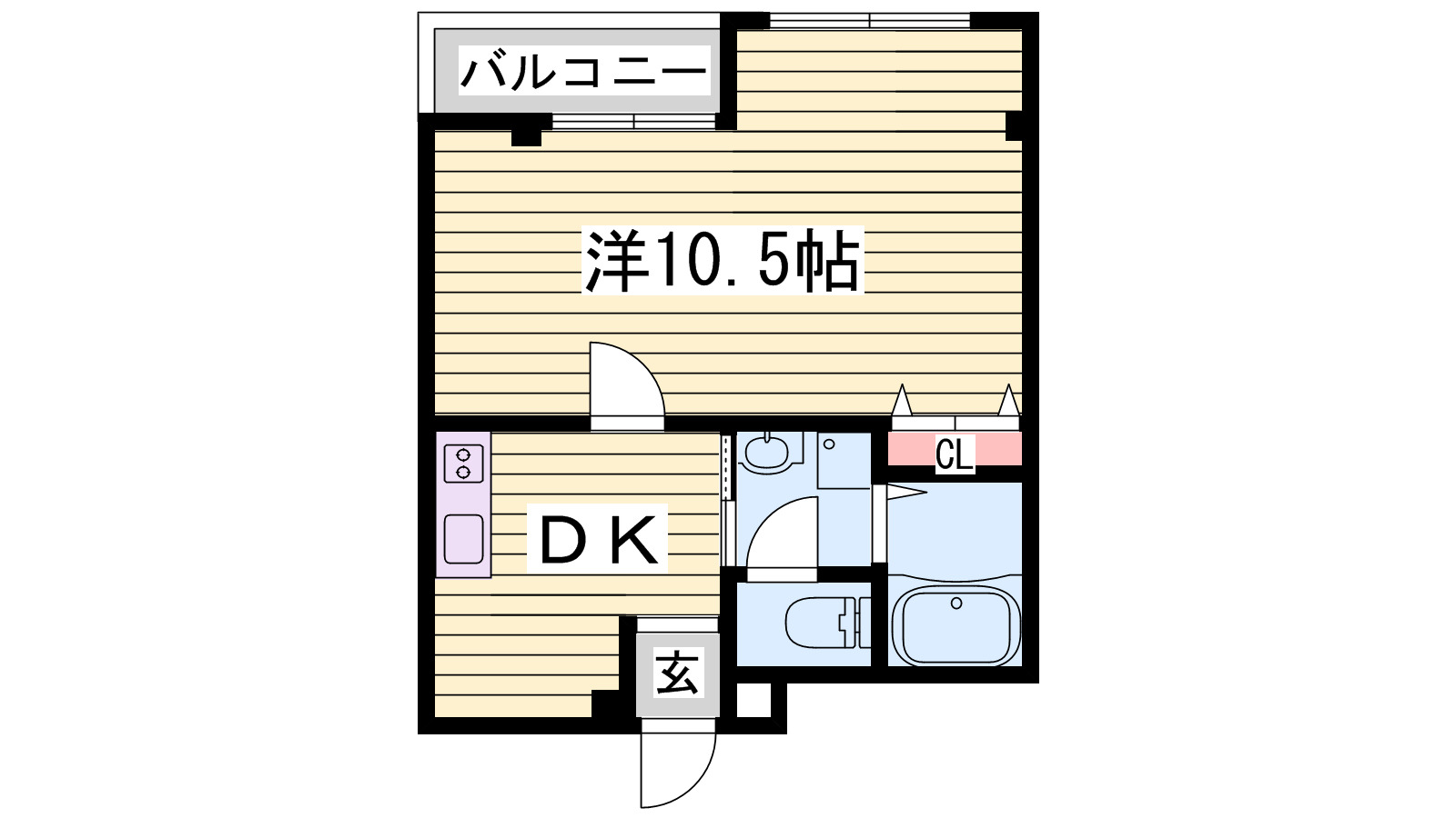 サンワプラザ福崎Sの間取り