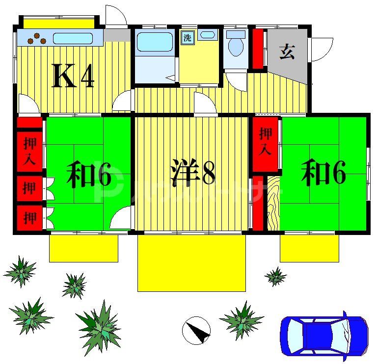 【新作貸家の間取り】