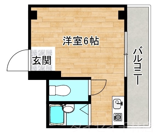 守口市滝井元町のマンションの間取り