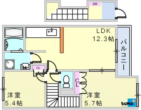 エイトリーブスの間取り