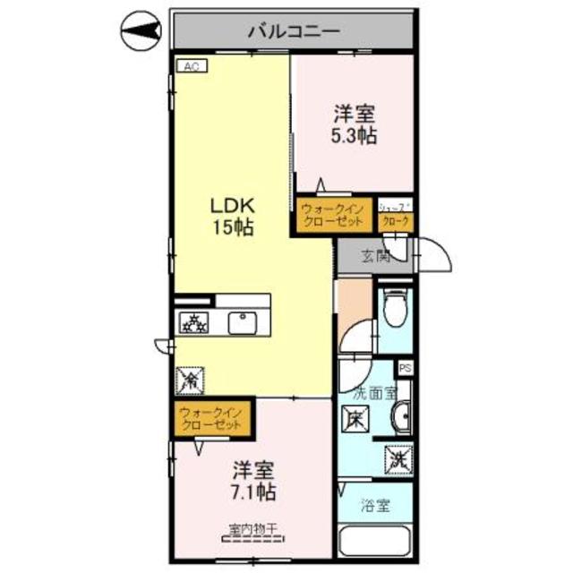 D-room北花田の間取り