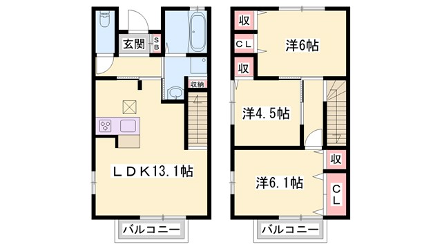 タウンコートはとおかの間取り