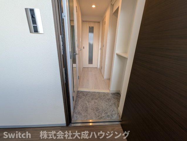 【西宮市大屋町のマンションの玄関】