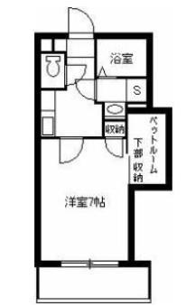 【鹿児島市唐湊のマンションの間取り】