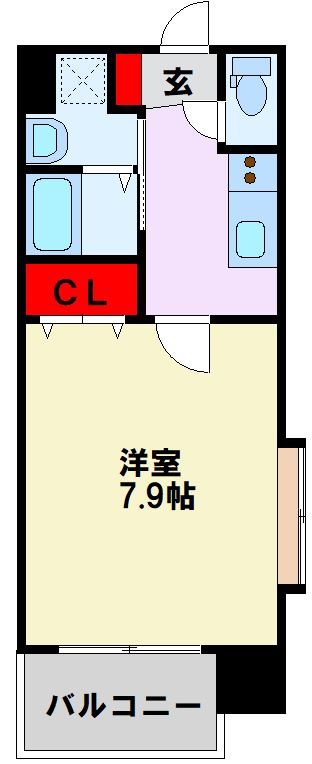 北九州市八幡西区菅原町のマンションの間取り