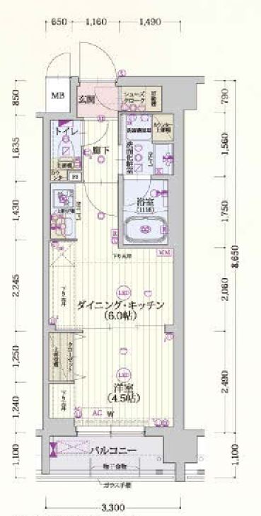 ベラジオ雅び東寺WESTの間取り