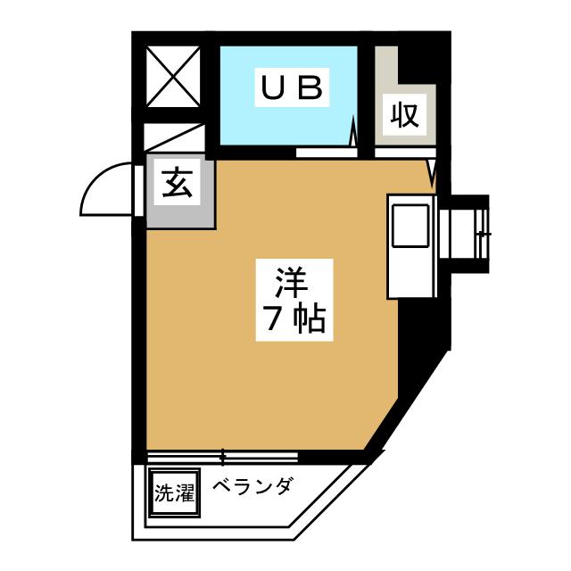 アレーゼＫの間取り